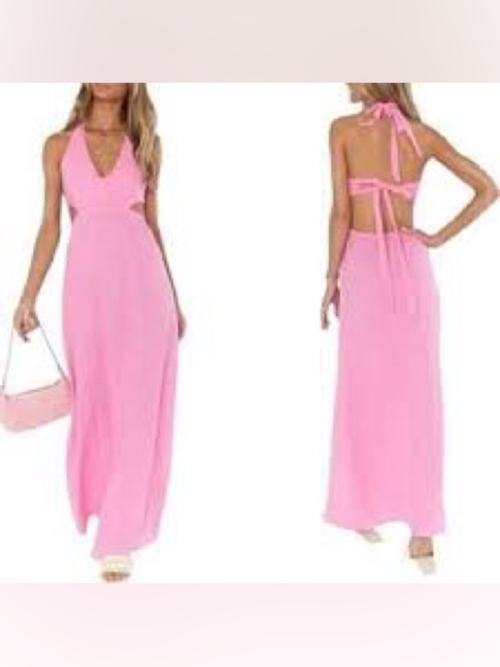 EUC Show Me Your Mumu Marisol Maxi Dress in Pink Size Large